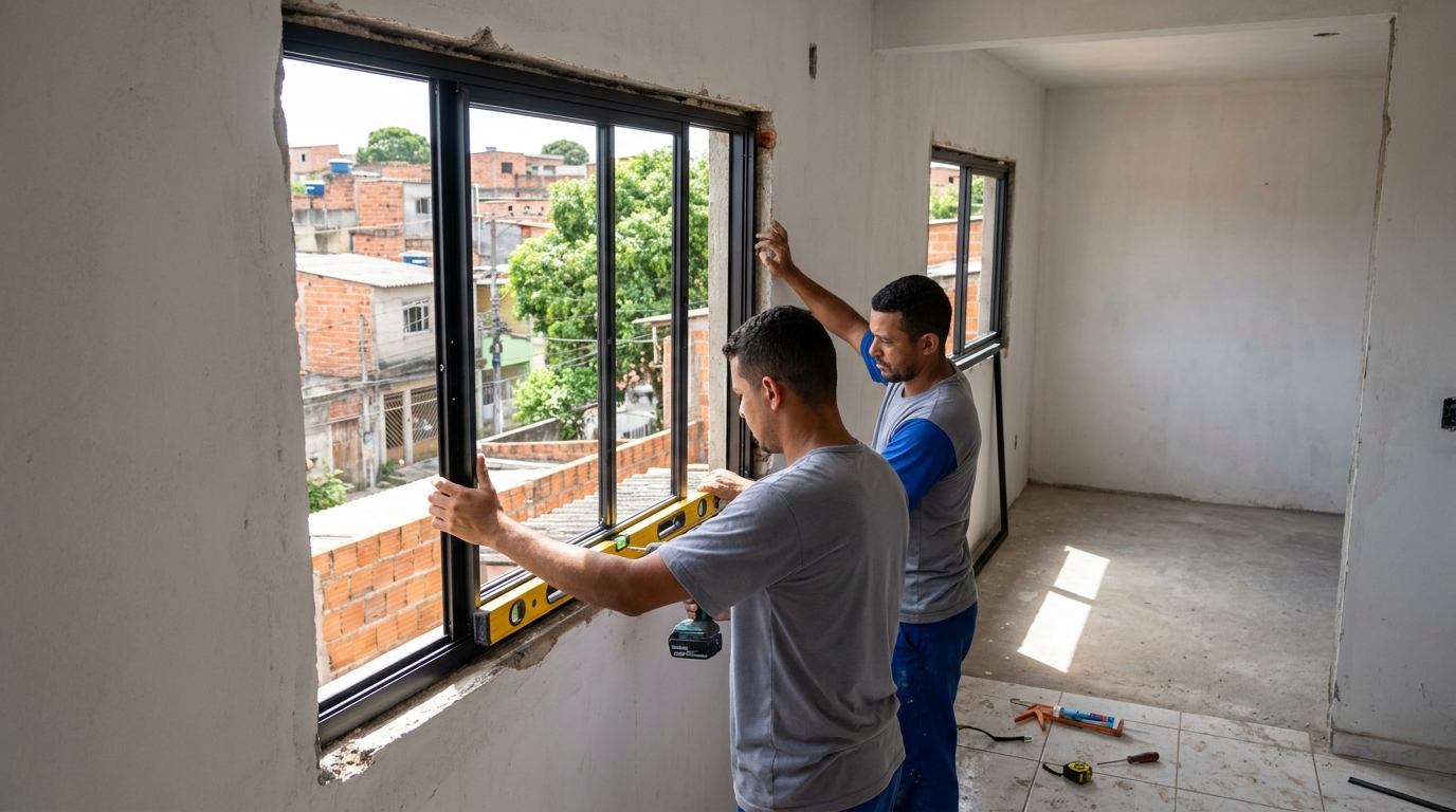 Produção de Portas e Janelas em Palmas‑TO