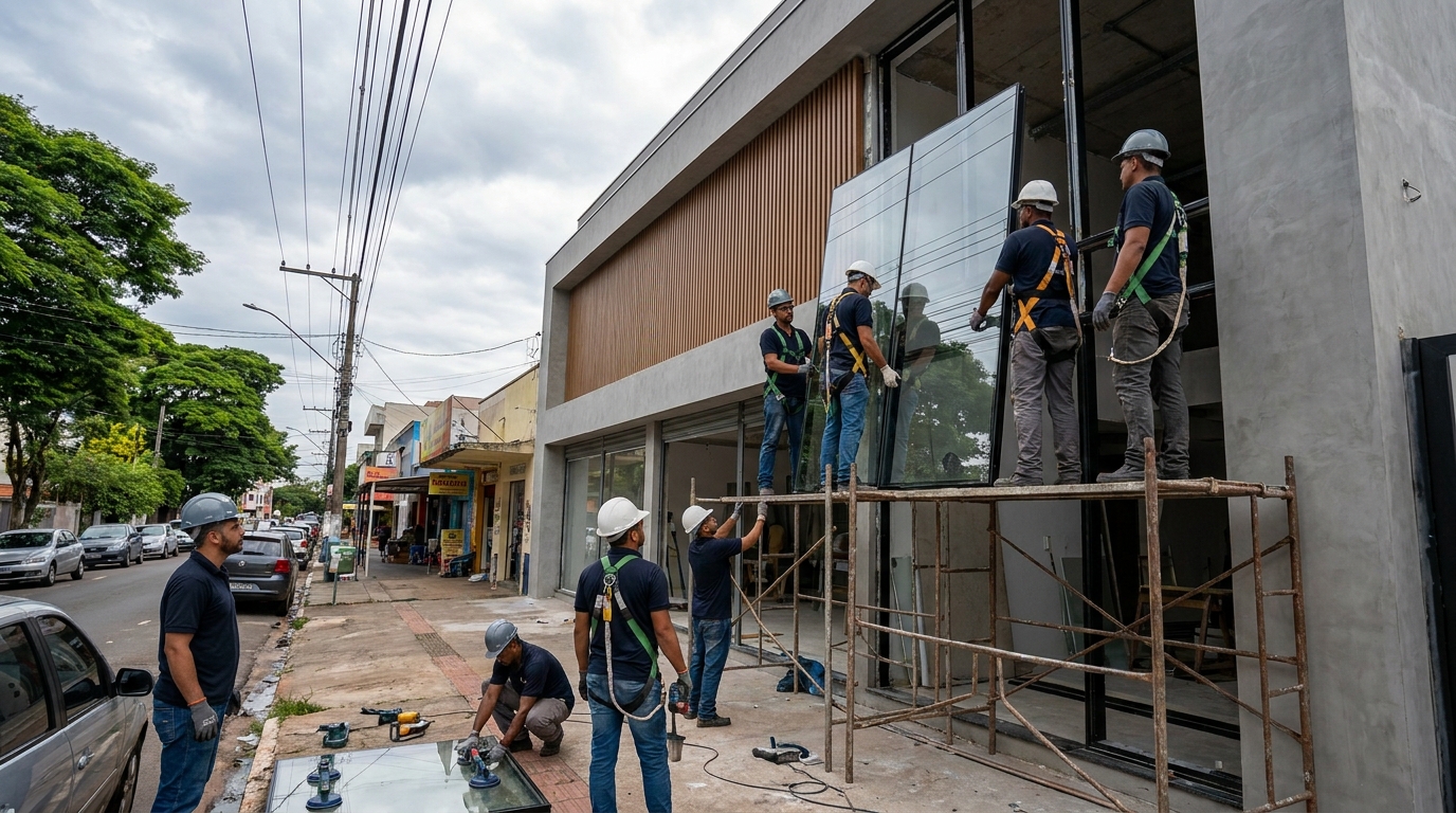 Fachada de Vidro em Palmas‑TO